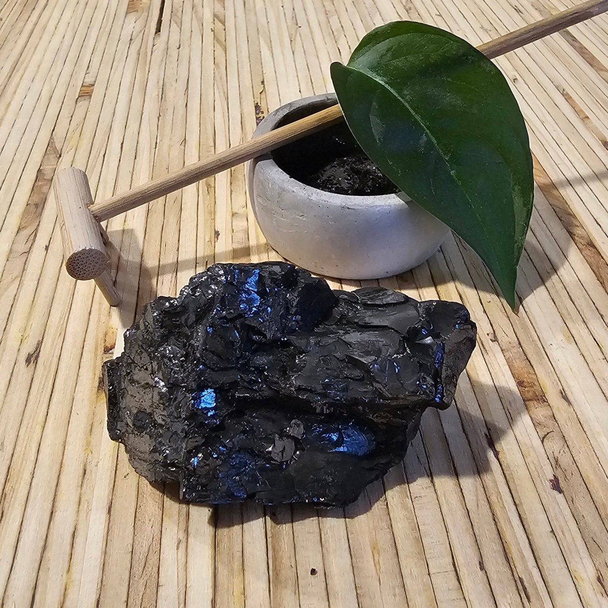 The Ultimate Shungite: Rare One - Piece Nugget - Mount Noshaq (Afghanistan) - GroundedKiwi.nz air travelcarchunk