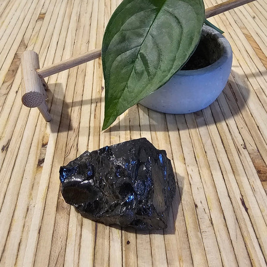 The Ultimate Shungite: Rare One - Piece Nugget - Mount Shasta - GroundedKiwi.nz air travelcarchunk