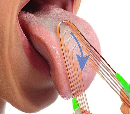 Tongue Scraper - For Oral Health - Rose Copper - GroundedKiwi.nztongue scraper tongue scraperbad breathbreathclean