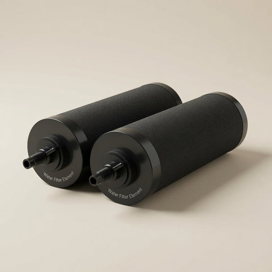 Twin Pack - Black Carbon Replacement water filters - GroundedKiwi.nzWater Filter Cartridges Water Filter Cartridgesberkeybigbig berkey