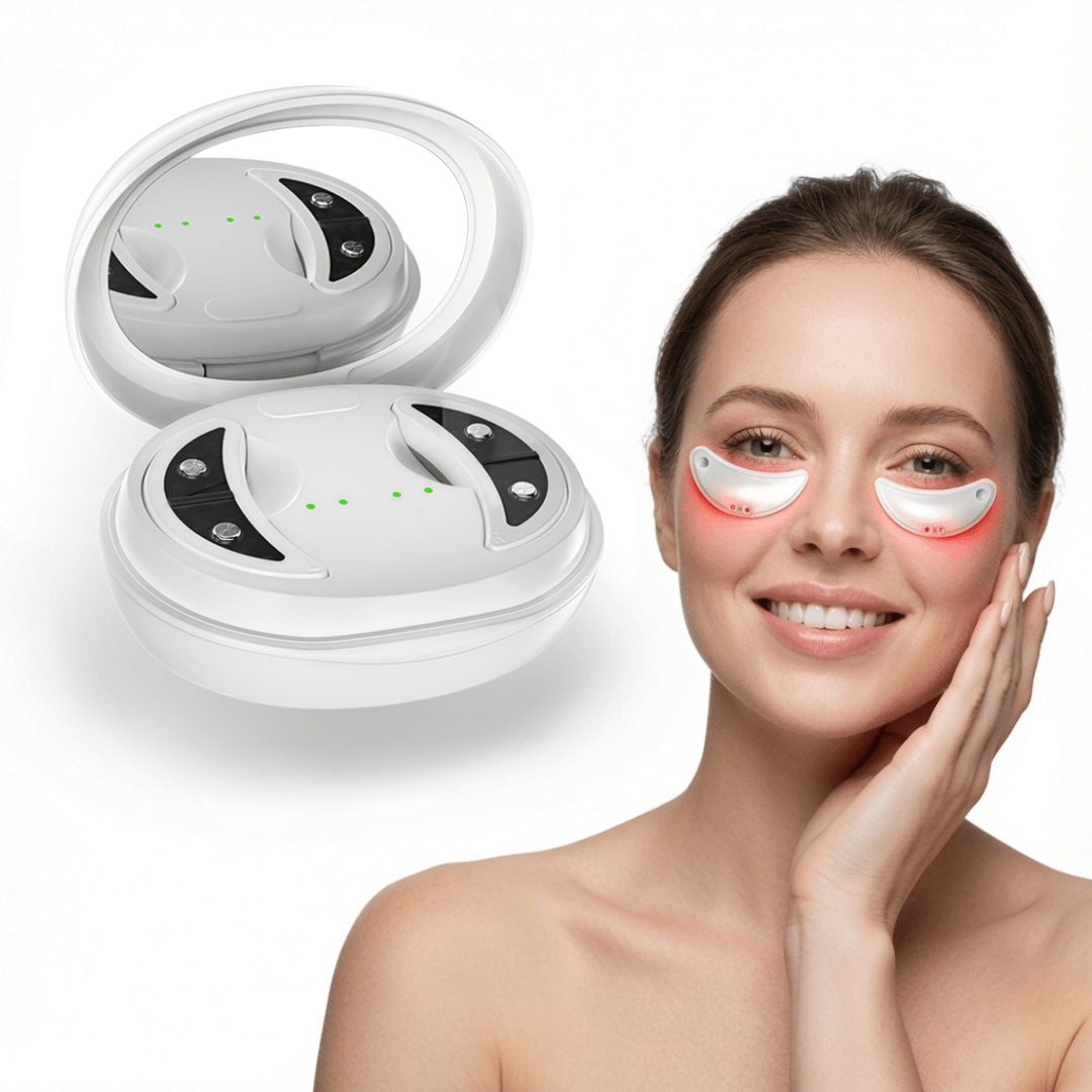 Under Eye Red Light Microcurrent Massager - GroundedKiwi.nzred light therapy red light therapybandbeltelbow