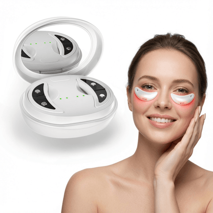 Under Eye Red Light Microcurrent Massager - GroundedKiwi.nzred light therapy red light therapybandbeltelbow
