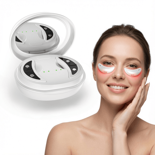 Under Eye Red Light Microcurrent Massager - GroundedKiwi.nzred light therapy red light therapybandbeltelbow