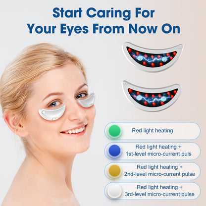 Under Eye Red Light Microcurrent Massager - GroundedKiwi.nzred light therapy red light therapybandbeltelbow