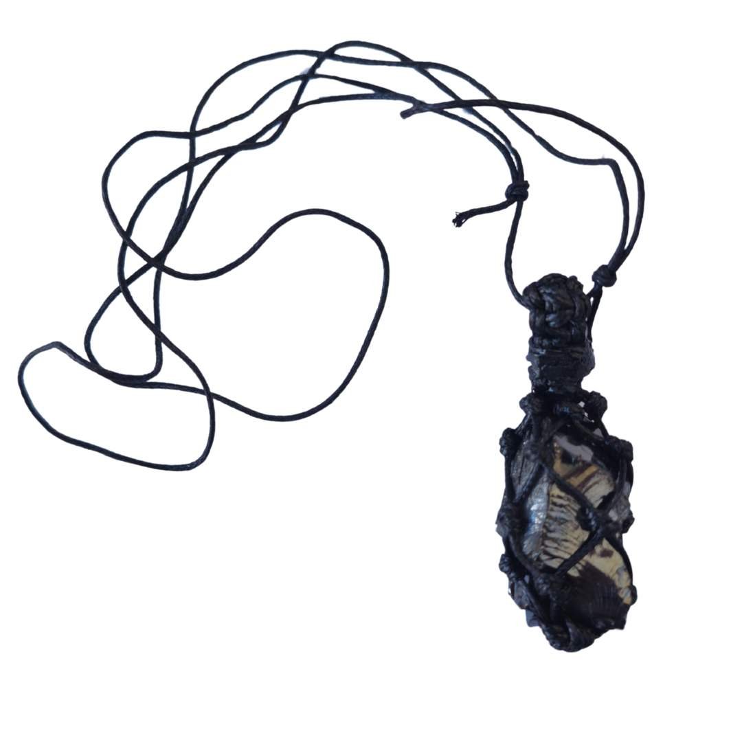 Wrapped Elite Shungite pendant 15+ grams - LARGE - GroundedKiwi.nzPendant PendantbiobiohackingCrytal