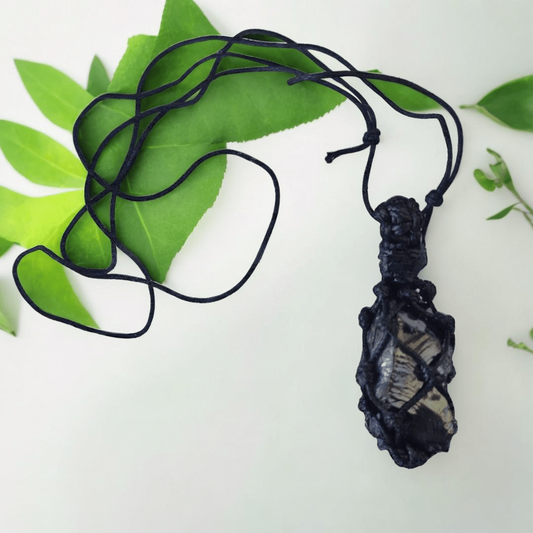 Wrapped Elite Shungite pendant 15+ grams - LARGE - GroundedKiwi.nzPendant PendantbiobiohackingCrytal