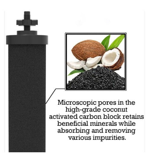 Black Carbon BB9-2 replacement filter - Compatible With Gravity Filtration System - GroundedKiwi.nz