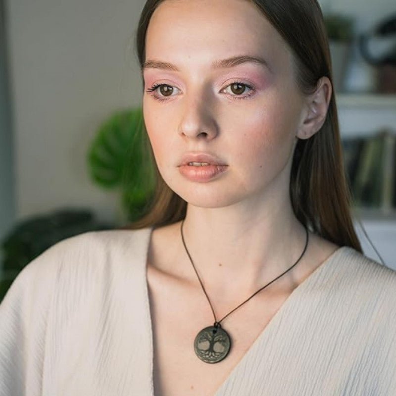 Celtic Shungite pendant Tree of life - Strength & Resilience - GroundedKiwi.nzNecklace Necklace5ganit radiationcrystal