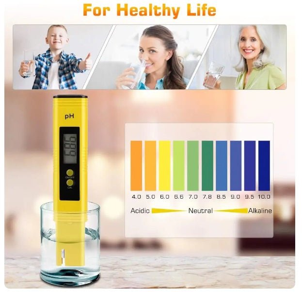 Ph Level Testing Digital PH Meter 0.01 High Precision for Water Quality Tester ...
