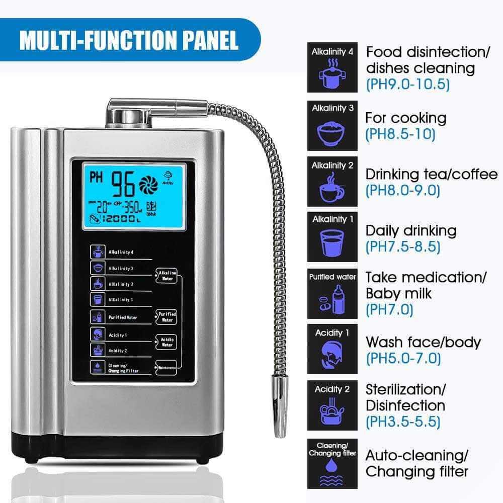 EHM VITA 7 Platinum -7 Plate Alkaline Water Ionizer - GroundedKiwi.nz