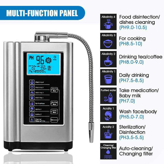 EHM VITA 7 Platinum - Advanced 7-Plate Alkaline Water Ionizer - GroundedKiwi.nzWater purifier Water purifieralkalinealkaline water kangen waterdrinking