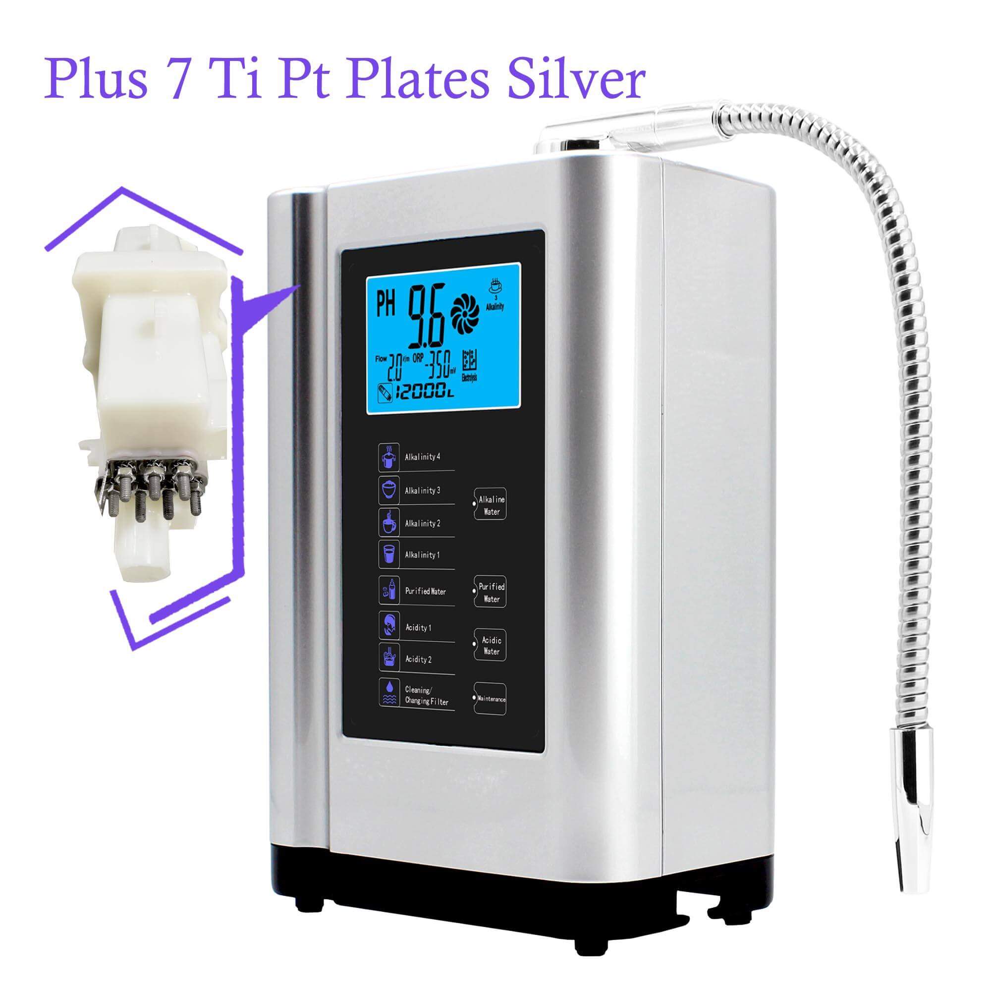 EHM VITA 7 Platinum - Advanced 7-Plate Alkaline Water Ionizer - GroundedKiwi.nzWater purifier Water purifieralkalinealkaline water kangen waterdrinking