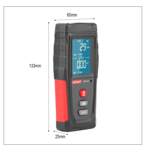 EMF Household Tester - Electromagnetic Field Radiation Detector Tester - GroundedKiwi.nzElectrical Testing Tools Electrical Testing Toolsemfhousehousehold