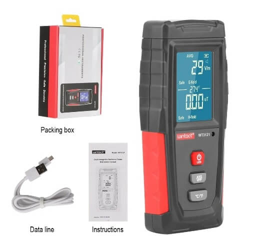 EMF Household Tester - Electromagnetic Field Radiation Detector Tester - GroundedKiwi.nz