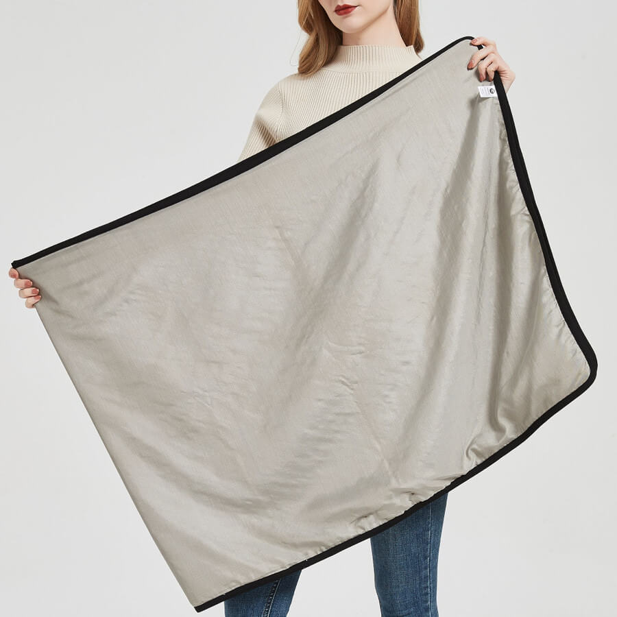 EMF Protection Shawl with Full Pure Silver Fabric Lining - Maximum Protection - GroundedKiwi.nzshawl shawl5gbabyblanket