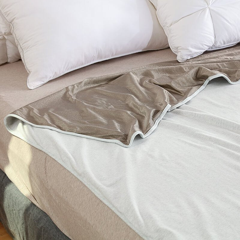 Earthing Blanket / EMF Shielding - 150cm X 216cm with Earthing Connection - GroundedKiwi.nzBedding Bedding5gadd onblanket