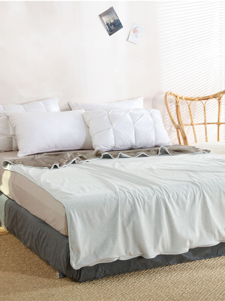 EMF / Radiation blocking blanket - 150cm X 216cm - ORGANIC COTTON - GroundedKiwi.nzBlanket Blanket5gbedblanket