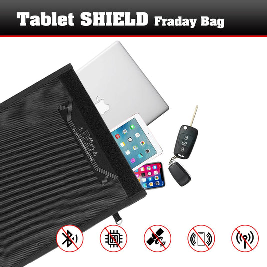 Faraday Laptop / tablet bag 45cm X 35cm - Blocks EMF, Radiation, Tracking - GroundedKiwi.nz