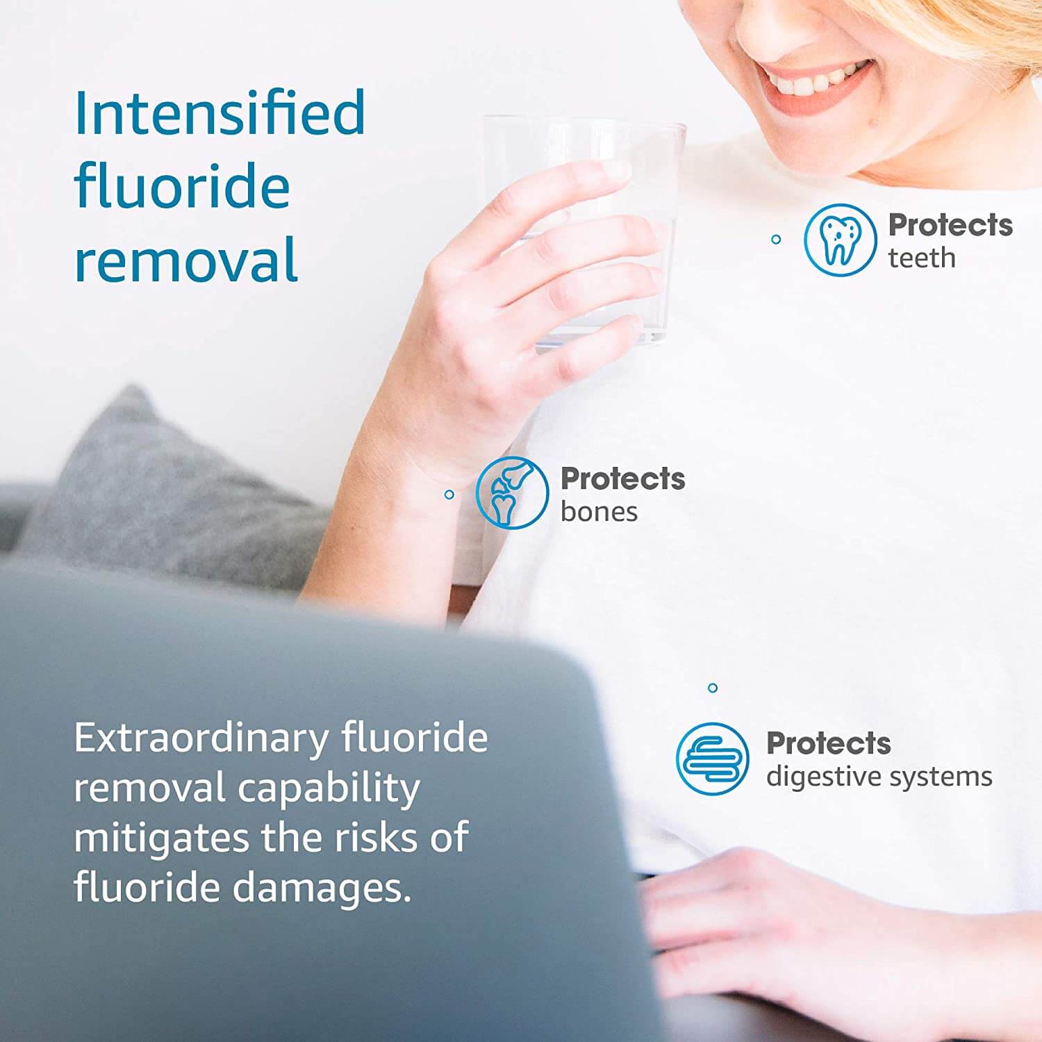 Fluoride Filter - PF-2 - Compatible With Gravity Filtration System - GroundedKiwi.nzwater filtration water filtrationfilterfluoridegravity water filter