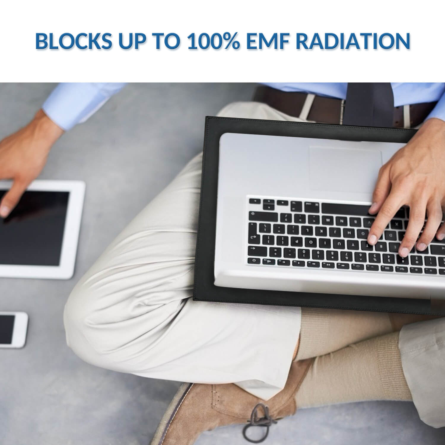 Laptop Pad Anti - EMF Radiation Protection & Heat Shield - GroundedKiwi.nzelectronics electronicsblockercomputeremf