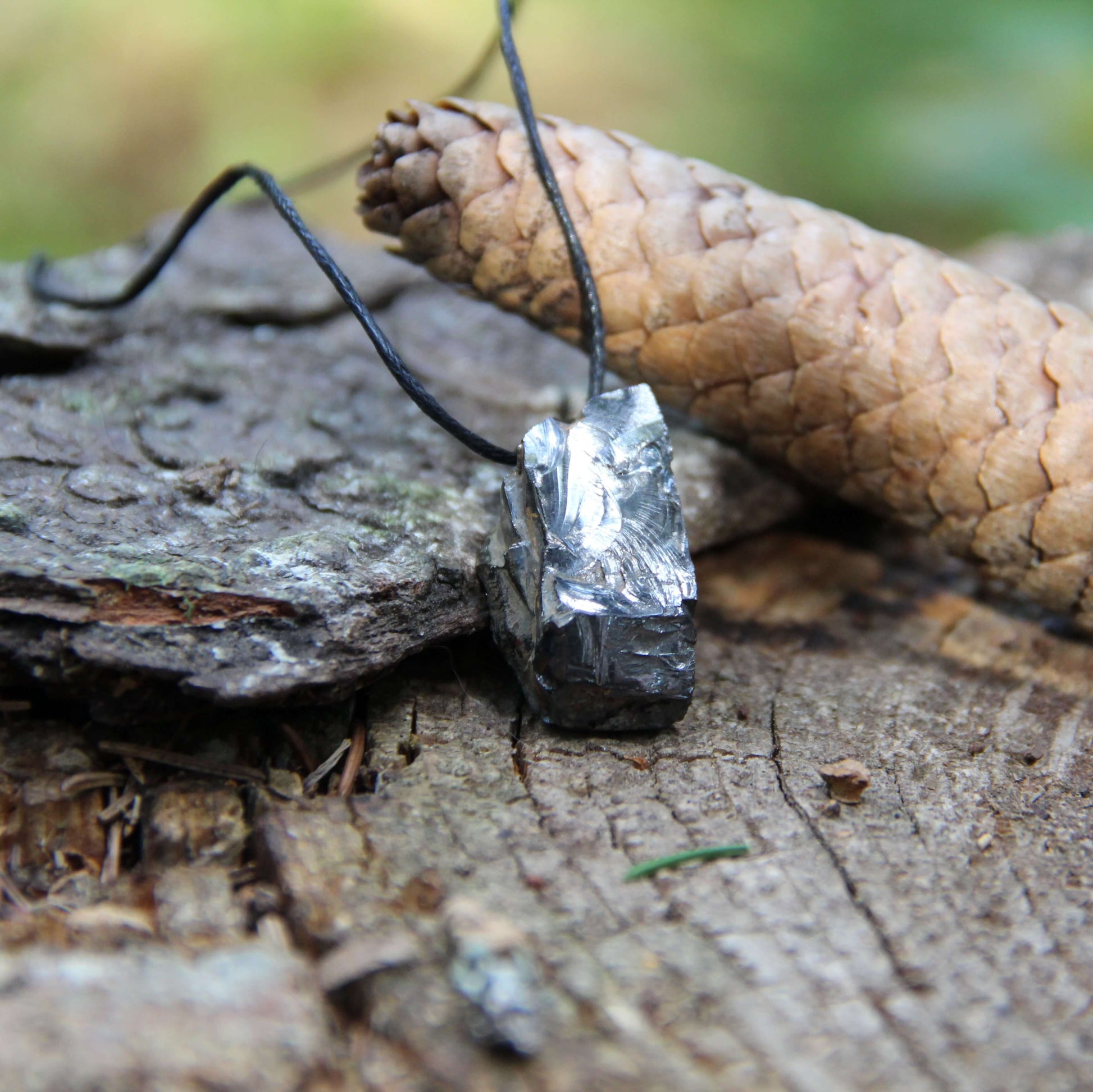 Large 10g + Elite Shungite pendant - Simple natural design - GroundedKiwi.nzPendant Pendantcrystaleliteemf
