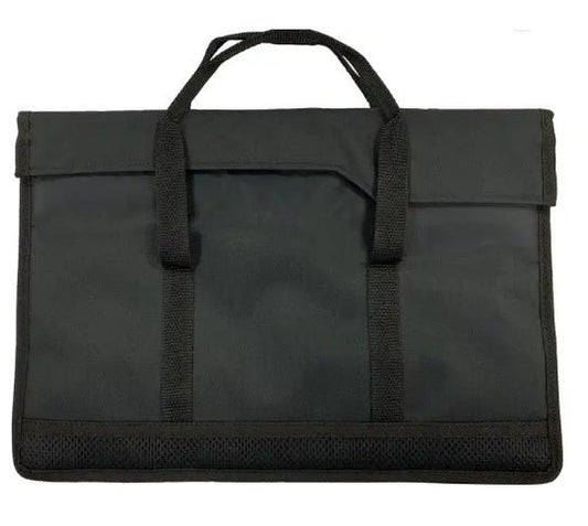 Large Faraday Laptop / tablet bag with handles - LARGE 45cm X 35cm - Blocks EMF, Radiation, Tracking - GroundedKiwi.nz
