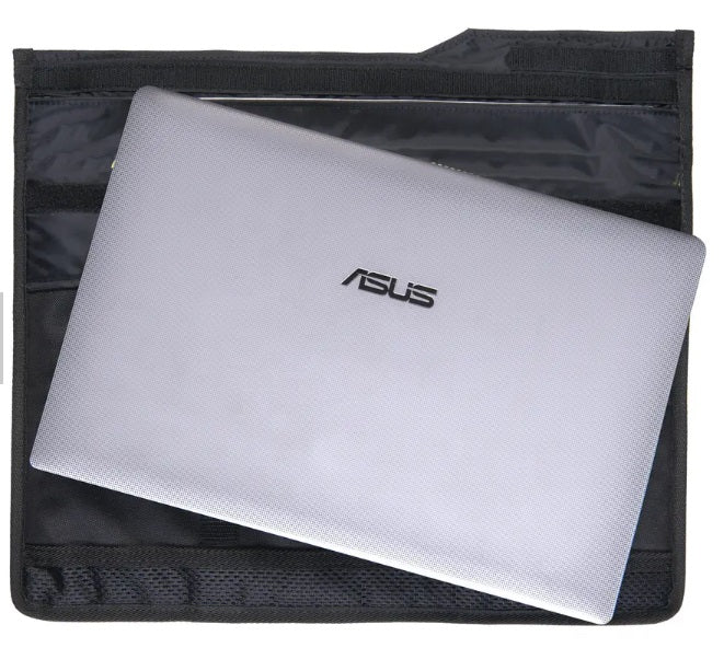 Large Faraday Laptop / tablet bag with handles - LARGE 45cm X 35cm - Blocks EMF, Radiation, Tracking - GroundedKiwi.nz