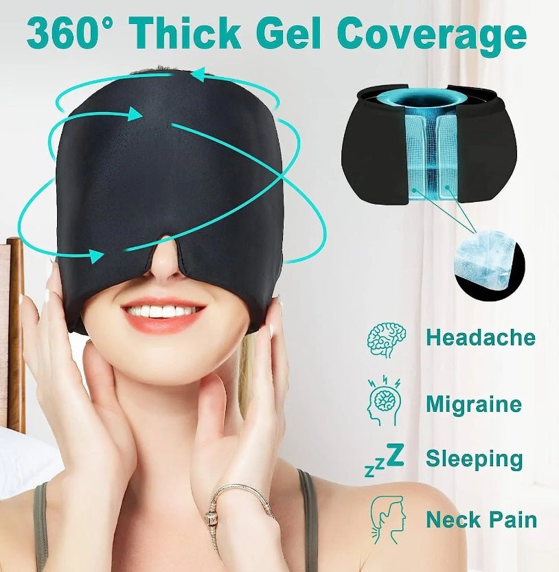 Migraine Relief Sleep Wrap: Soft, Comfortable, and Effective - GroundedKiwi.nz