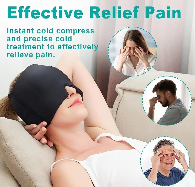Migraine Relief Sleep Wrap: Soft, Comfortable, and Effective - GroundedKiwi.nz