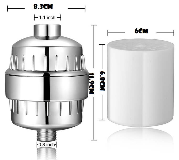 Replacement Filter Cartridge for 15 STAGES Tap/Shower Water Filter - Pure Water - GroundedKiwi.nz