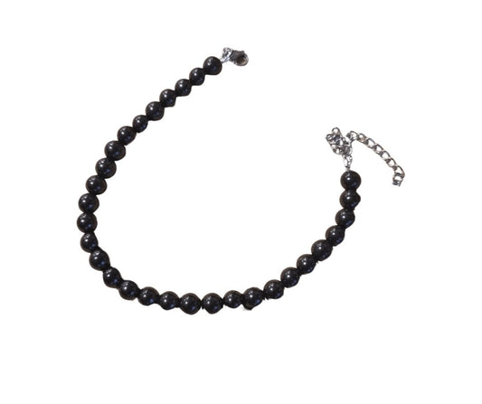 Shungite Bracelet with 6mm beads - GroundedKiwi.nz