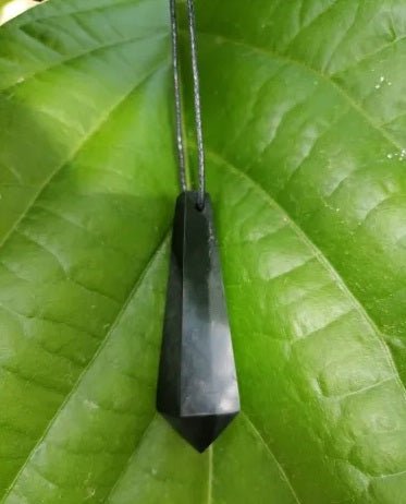 Shungite Pendant - Pendulum - GroundedKiwi.nz