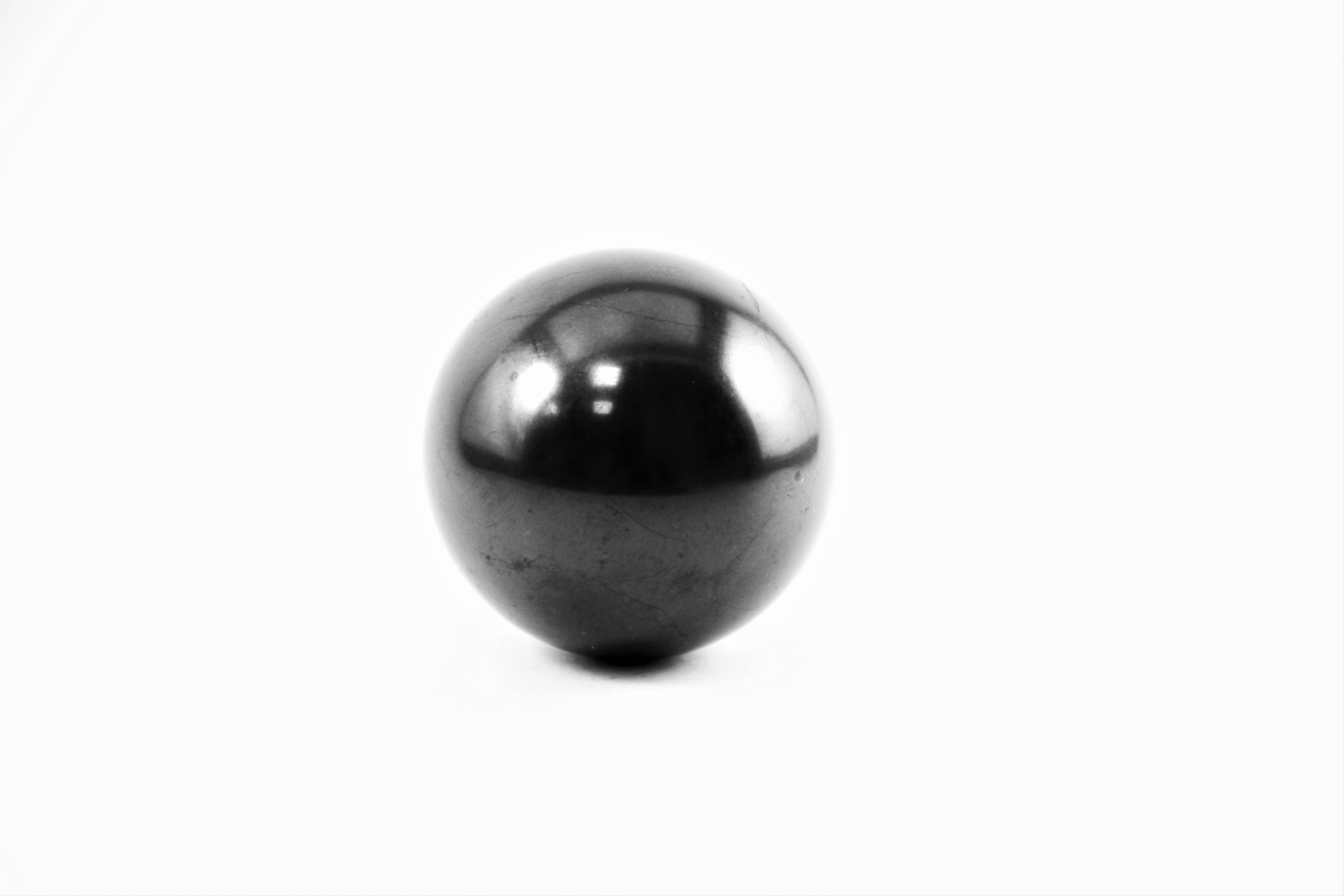 Shungite Sphere 40mm, Beautiful piece for bedrooms and living area's - GroundedKiwi.nzDecor Decor5ganit radiationcrystal