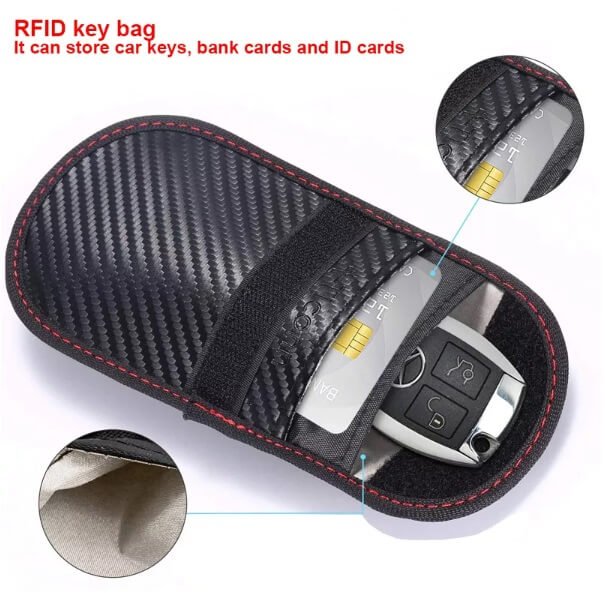 Signal Blocking Car Key Faraday Bag for Anti-Theft and Privacy Protect –