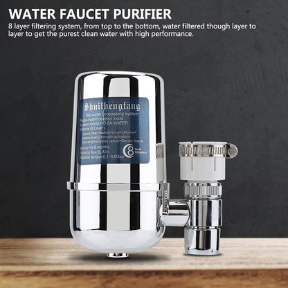 8-Stage Tap Water Purifier and Faucet Filter - Removes Harmful Substances and Improves Water Quality - GroundedKiwi.nzWater purifier Water purifierdrinkdrinkingfilter