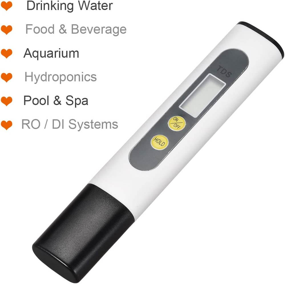 TDS Digital Portable High Accuracy Pen-Type Meter - GroundedKiwi.nzWater tester Water testermeterPHportable