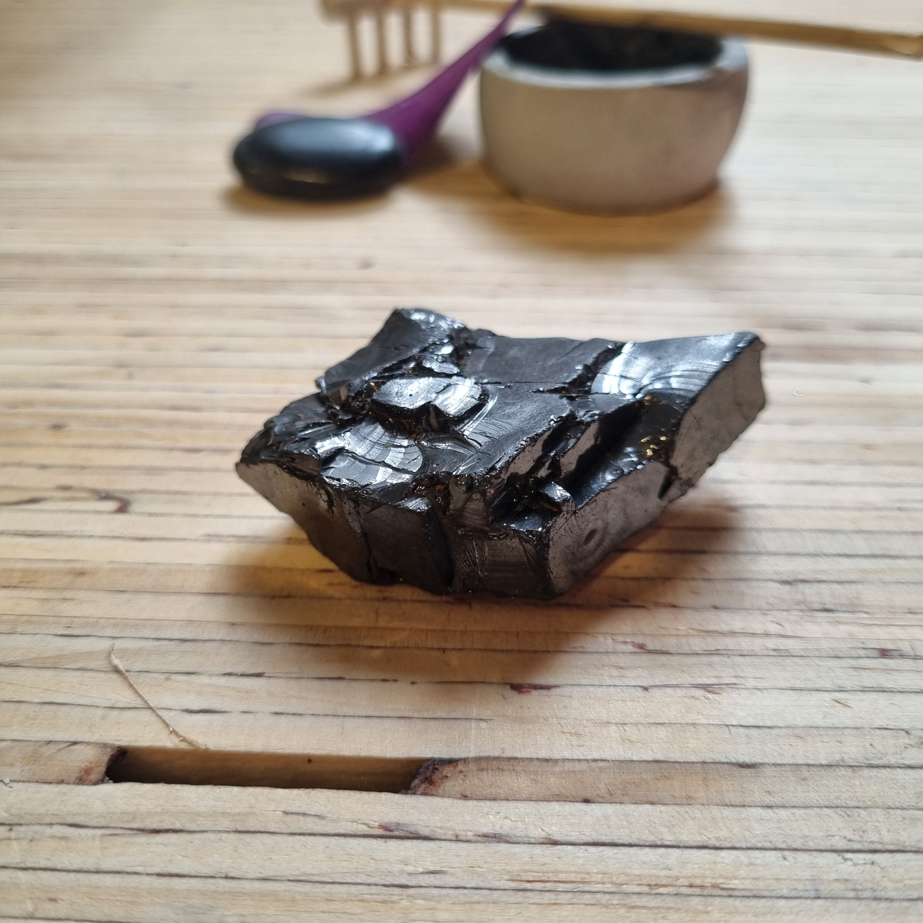 The Ultimate Shungite: Rare One-Piece Nugget - Mount Logan - GroundedKiwi.nz