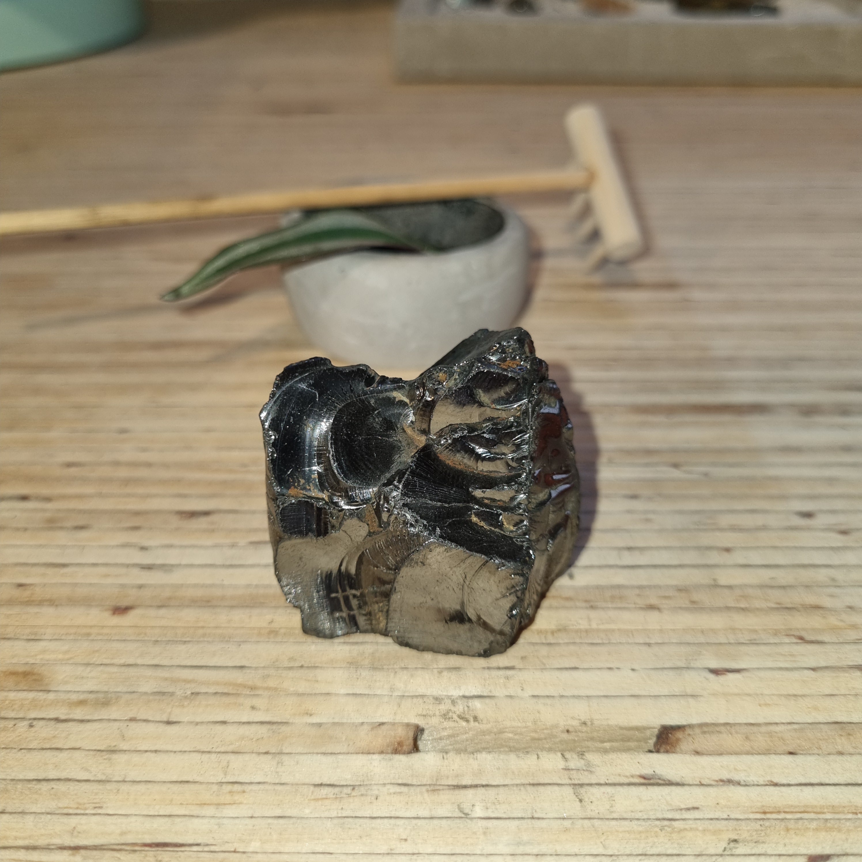 The Ultimate Shungite: Rare One-Piece Nugget - Whakaari (New Zealand) - GroundedKiwi.nz