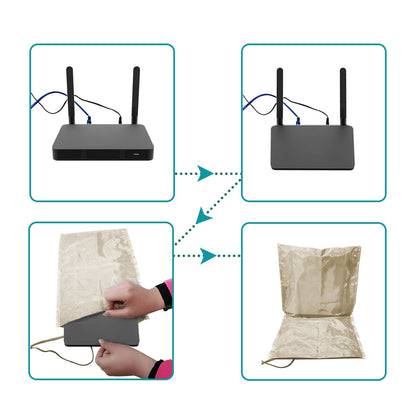 Universal WiFi Router Signal Tamer - Effectively Reduces Radiation and EMF Emissions - GroundedKiwi.nzWifi Router Signal Tamer Wifi Router Signal Tamerbagblockingcover